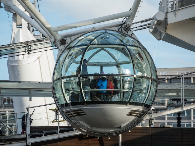 Gros plan sur le London Eye