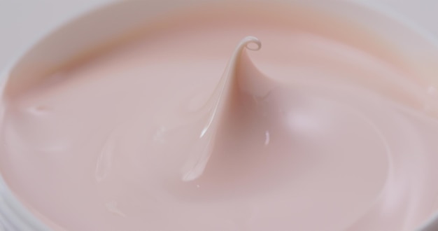 Gros plan de lotion cosmétique