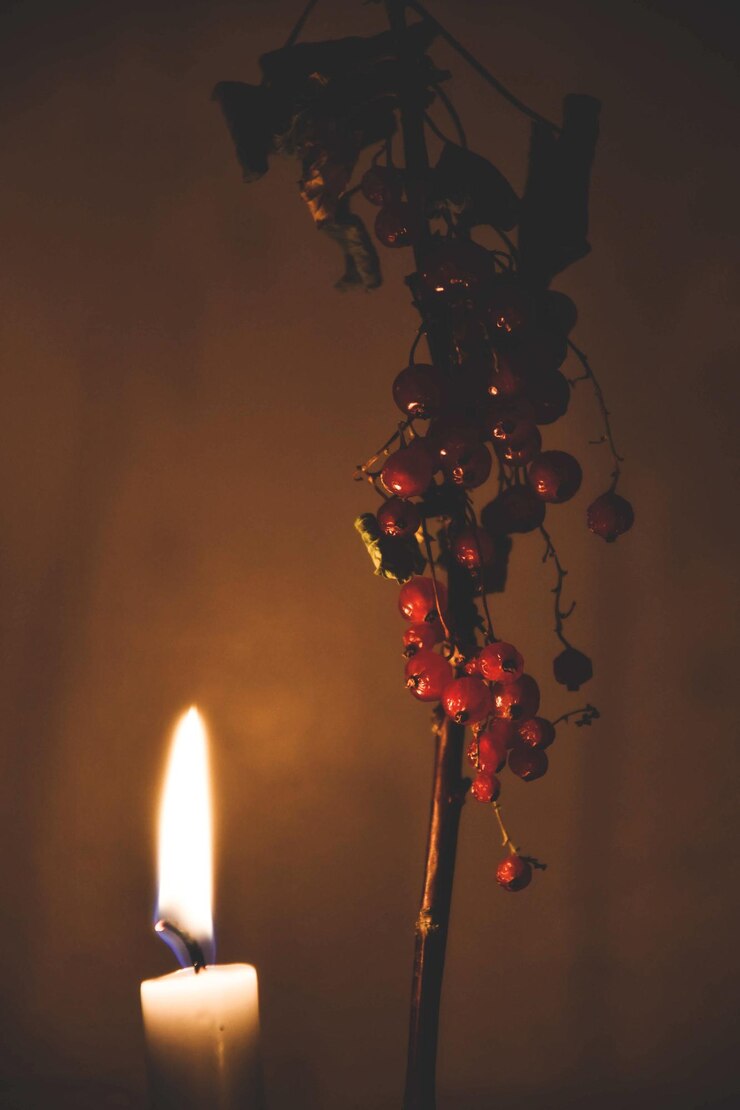 Photo un gros plan des lumières de noël éclairées