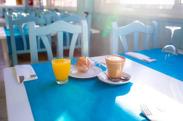 Gros plan, méditerranéen, petit déjeuner