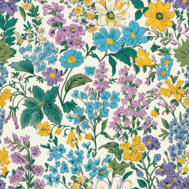 un gros plan d'un motif floral sur un fond blanc