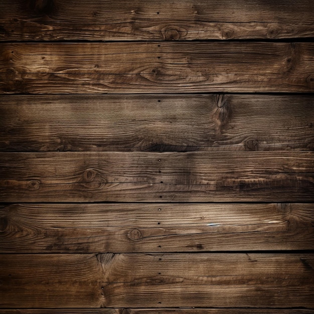 un gros plan d'un mur en bois avec une IA générative de plancher en bois