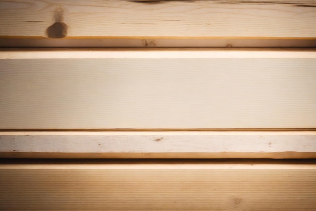 Un gros plan d'un mur en bois avec une planche en bois qui dit "bois"