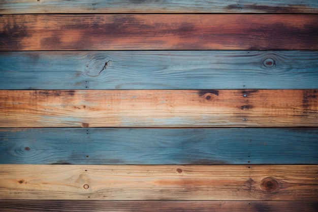 Photo un gros plan d'un mur en bois