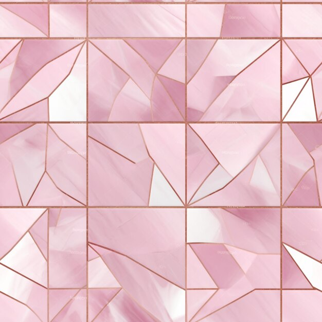 Un gros plan d'un mur en carreaux roses avec un fond blanc