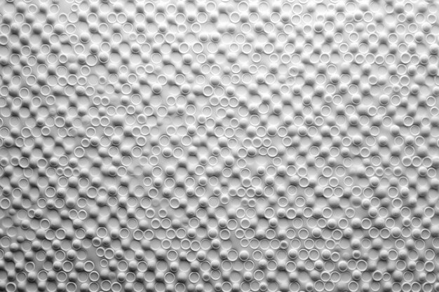 Photo un gros plan d'un mur de texture blanche avec les points dessus