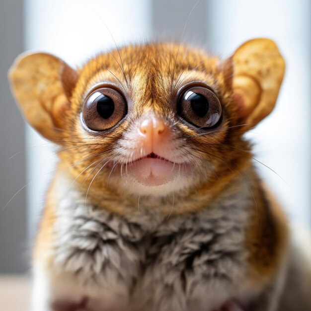 Photo gros plan mystérieux de tarsier