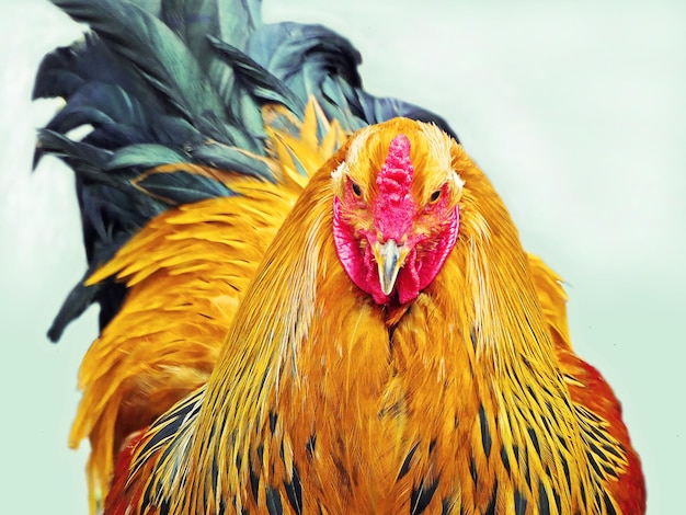 Un gros plan d'un oiseau