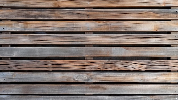 un gros plan d'une palette en bois avec beaucoup de planches en bois