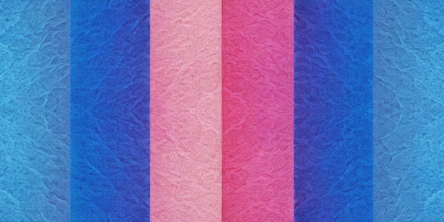un gros plan d'un papier rose et bleu avec une bordure rose