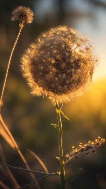 Gros plan photo de fleurs sauvages dans les bois