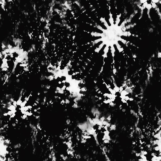 Un gros plan d'une photo en noir et blanc de flocons de neige ai générative