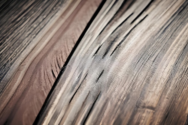 Un gros plan d'une planche de bois avec la texture du grain du bois