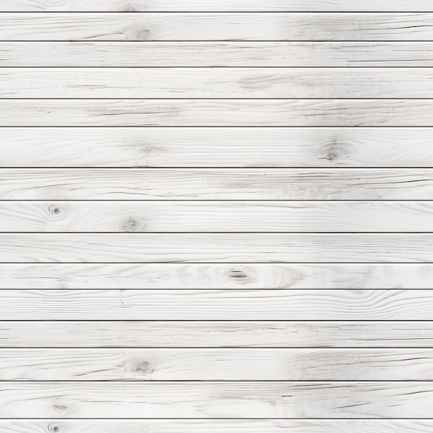 Un gros plan d'un plancher de bois blanc avec un mur blanc ai génératif