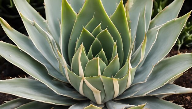 Photo un gros plan d'une plante avec une feuille verte