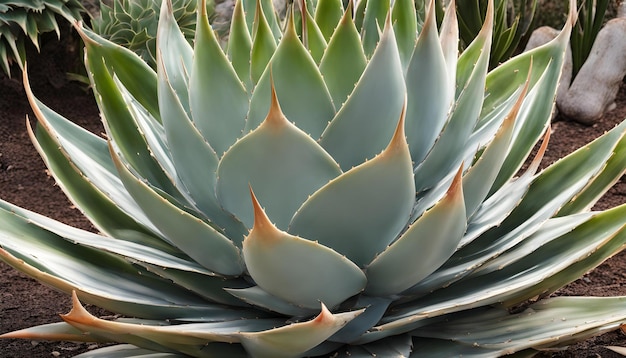 Photo un gros plan d'une plante avec des feuilles vertes et une fleur blanche