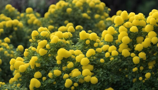 Photo un gros plan d'une plante avec des fleurs jaunes