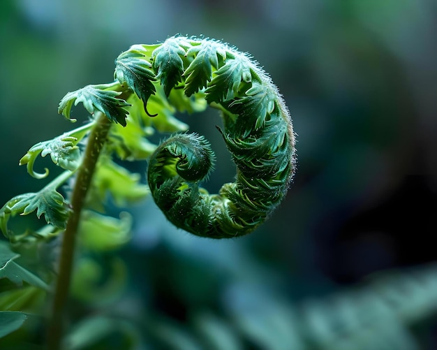 un gros plan d'une plante verte avec des feuilles