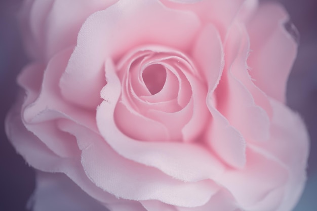 Un gros plan de la rose rose
