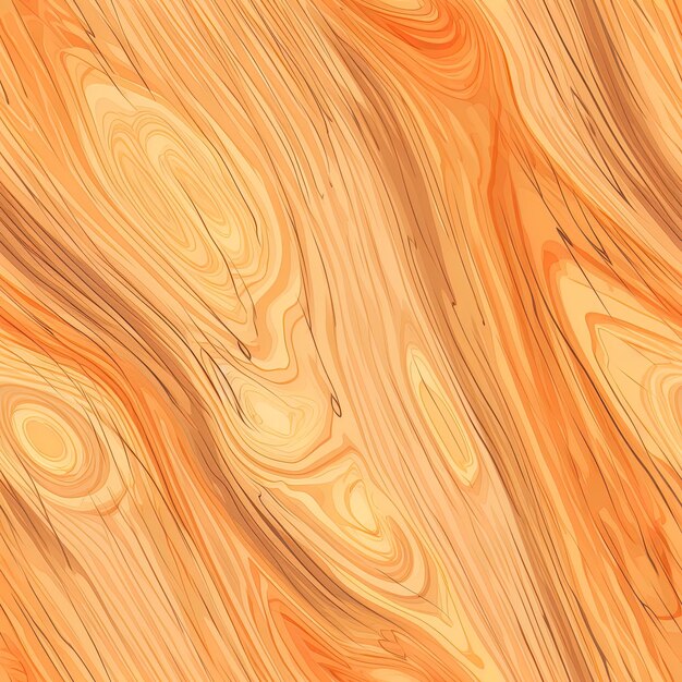 un gros plan d'une surface en bois avec un motif de fond brun et orange