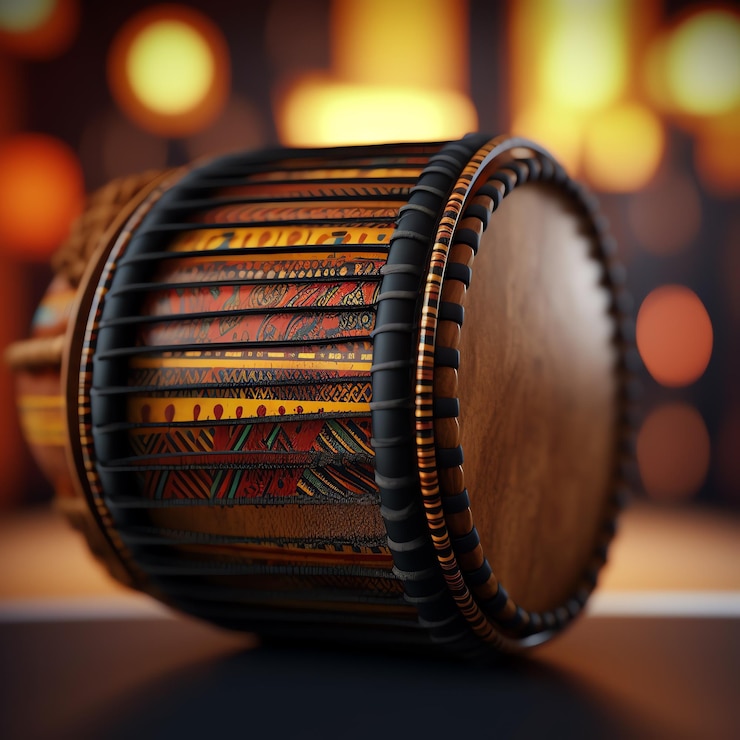 Photo un gros plan d'un tambour