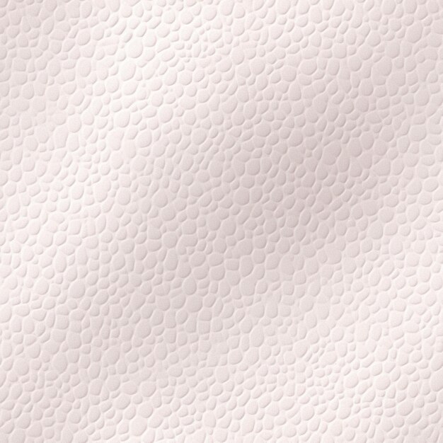 Photo un gros plan d'une texture de cuir blanc avec un motif génératif ai