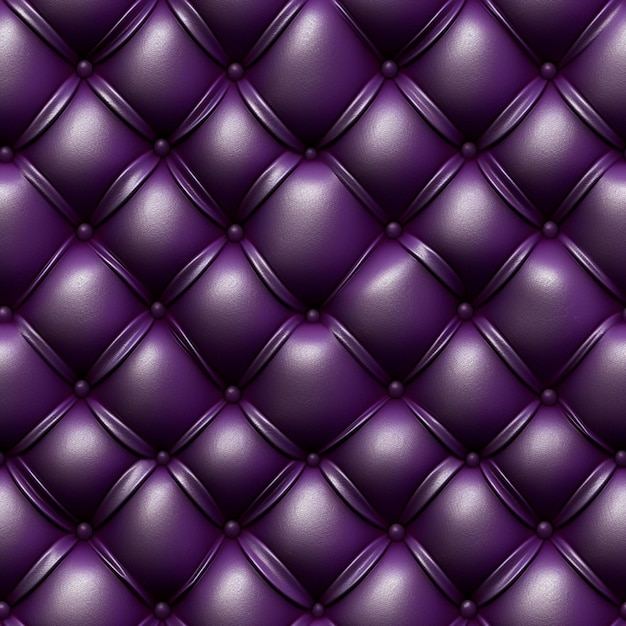 Photo un gros plan d'une texture de cuir violet avec un motif génératif ai