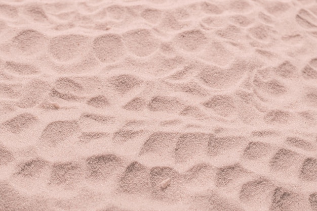 Gros plan de la texture du sable Fond de sable