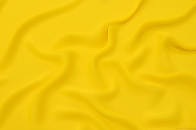 Gros plan de la texture du tissu naturel orange ou jaune ou du tissu de la même couleur