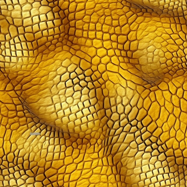 un gros plan d'une texture de peau de serpent jaune et noir