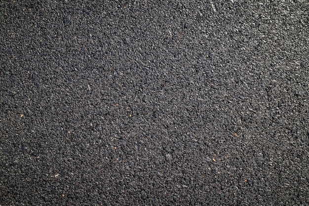 gros plan de la texture de la route asphaltée