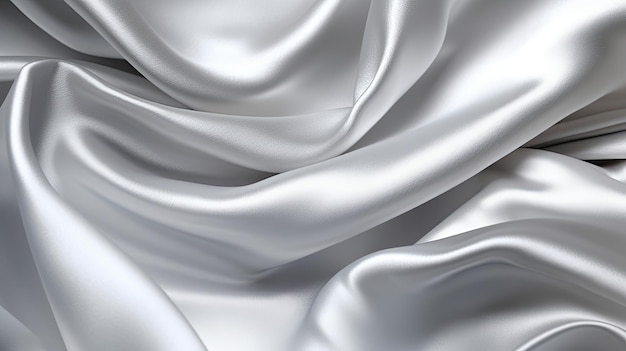 Un gros plan d'un tissu blanc