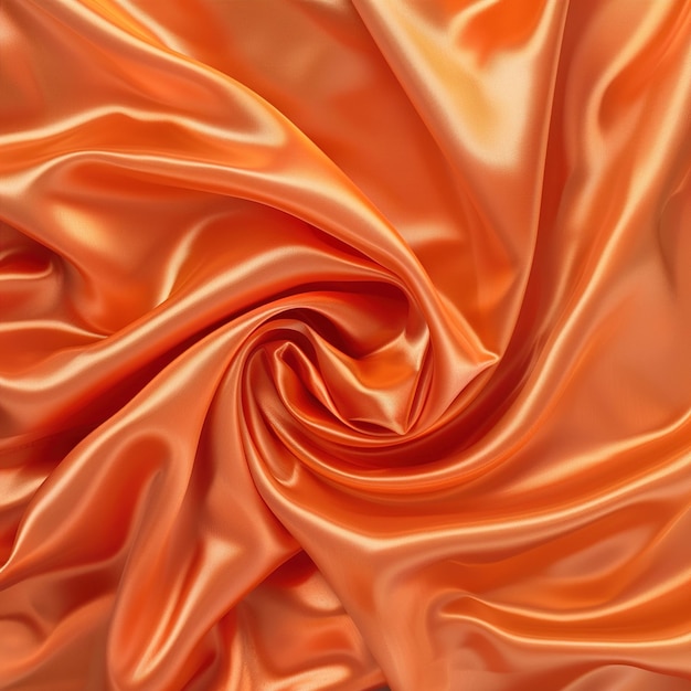 Photo un gros plan d'un tissu orange et brun