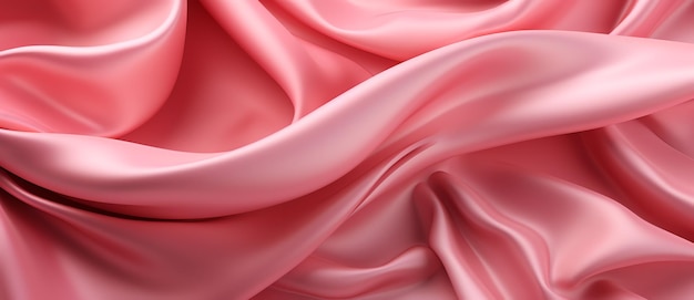 Un gros plan d'un tissu rose
