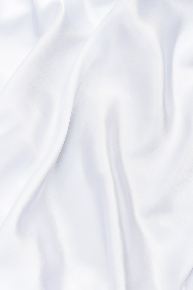 Photo gros plan de tissu smoot blanc