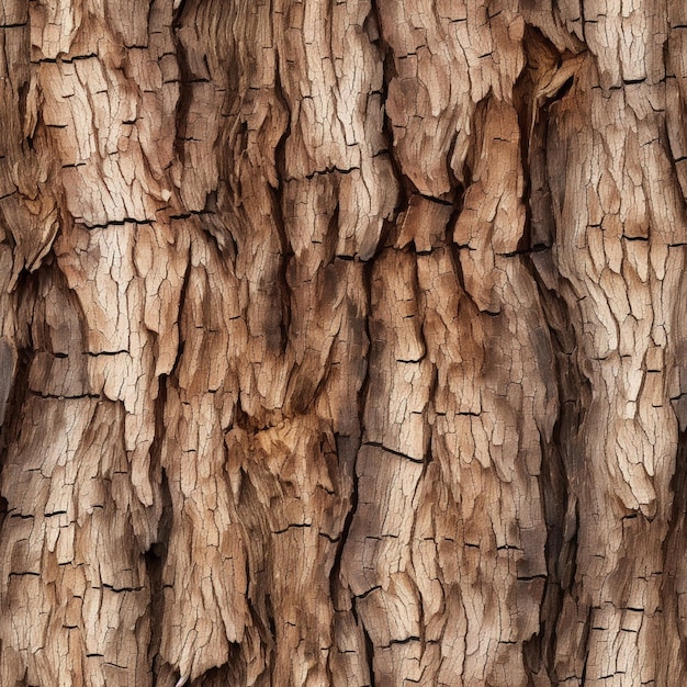 un gros plan d'un tronc d'arbre avec une écorce très rugueuse