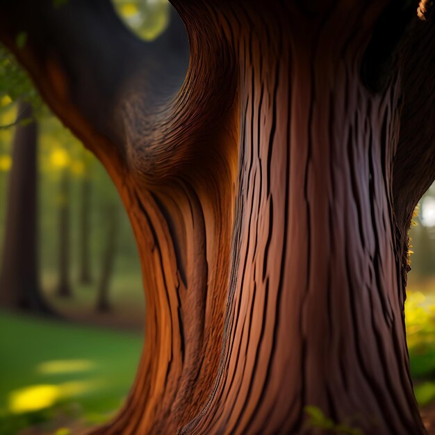 Gros plan d'un tronc d'arbre