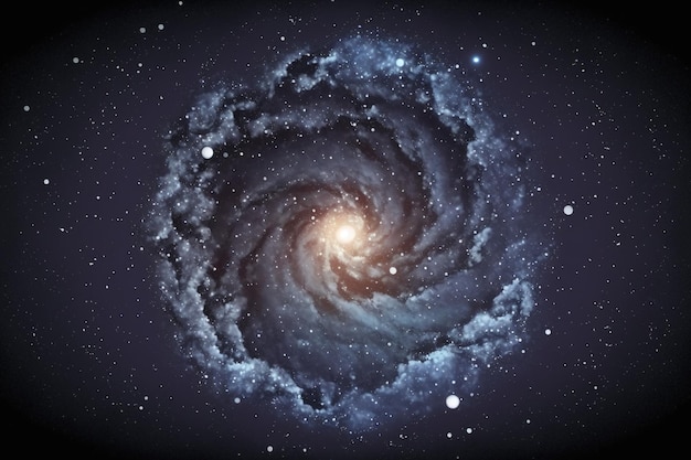 Gros plan de la Voie Lactée avec les étoiles et la poussière de l&#39;espace dans l&#39;univers