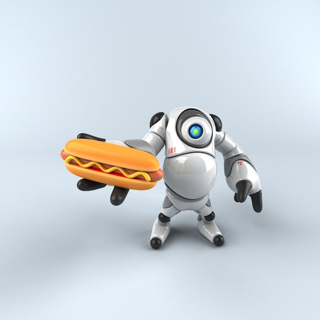 Gros robot - Illustration 3D