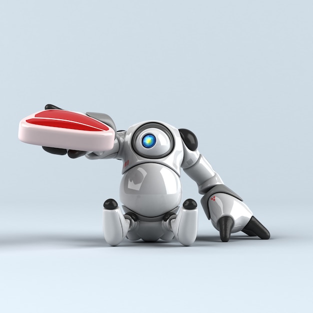 Gros robot - Illustration 3D