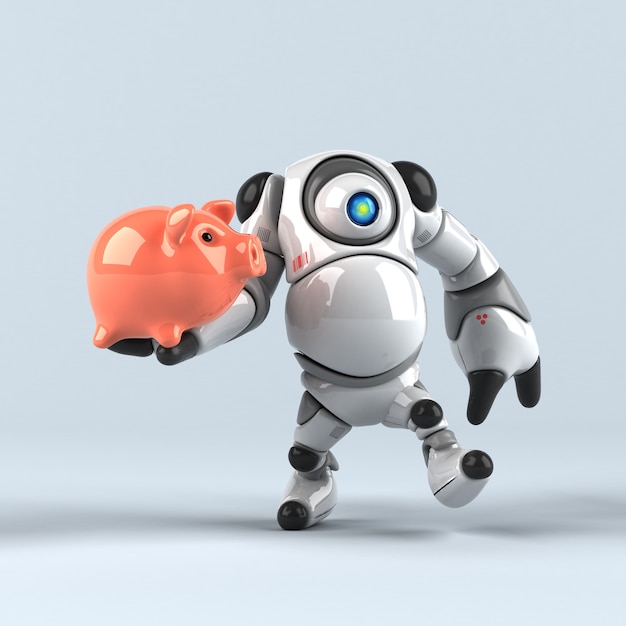 Gros robot - Illustration 3D