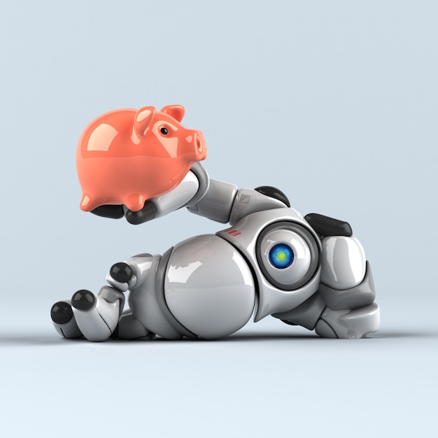 Gros robot - Illustration 3D