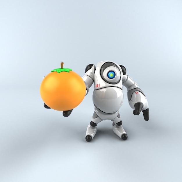 Gros robot - Illustration 3D