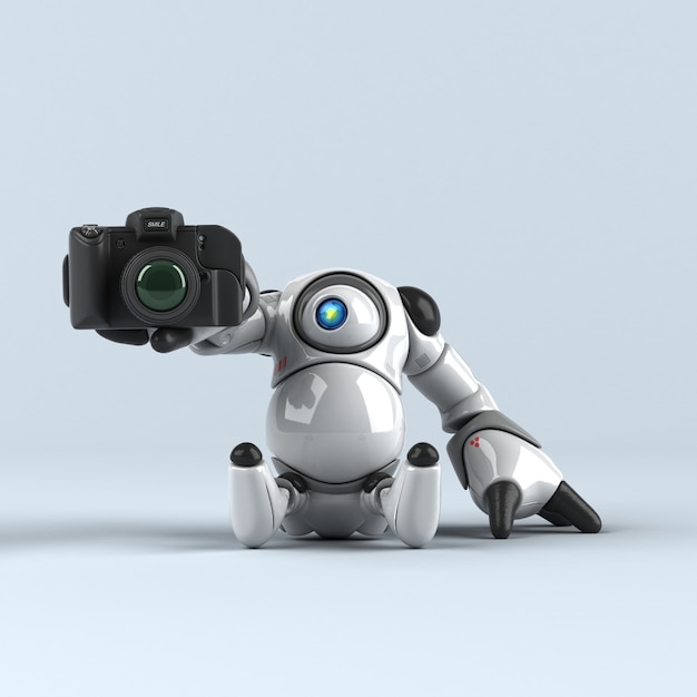 Gros robot - Illustration 3D