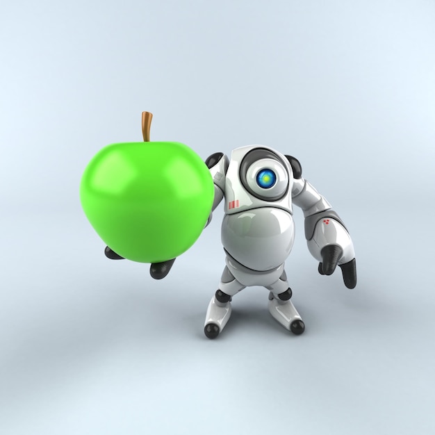 Gros robot Illustration 3D