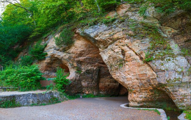 Grotte de Gutman à Sigulda Lettonie