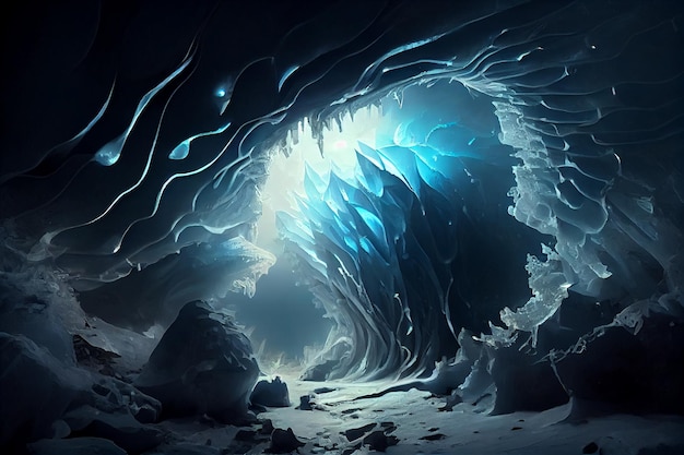 Grottes d'abstraction de glace au plus profond de l'IA générative