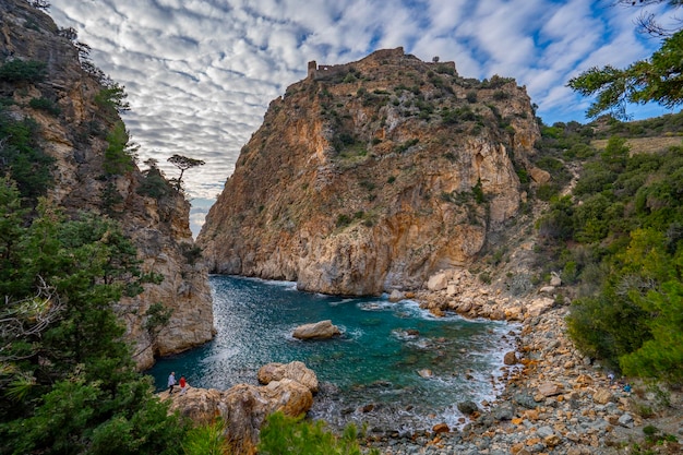 Grottes et mer d'une beauté unique à Alanya, Turquie