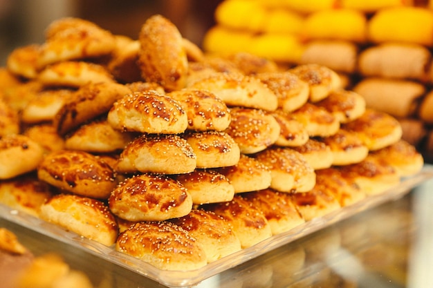 Groupe de biscuits assortis Chocolat blanc aux pépites d'avoine et aux raisins secs