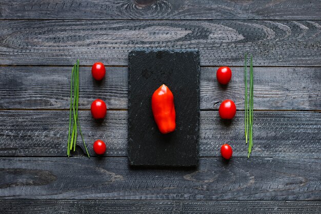 groupe bruschetta légumes régime cuisine végétarienne